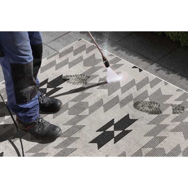 Melnbalts āra paklājs Ragami Geo, 160 x 230 cm-image-4