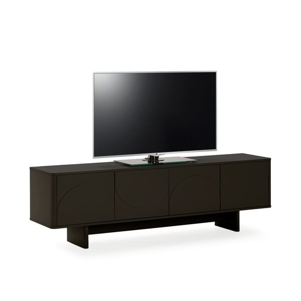 Melns TV galdiņš 180x55x40 cm Solei – MOME-image-2