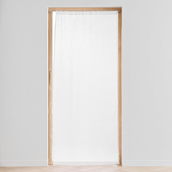 Balts aizkars durvīm 90x200 cm Haltona – douceur d'intérieur