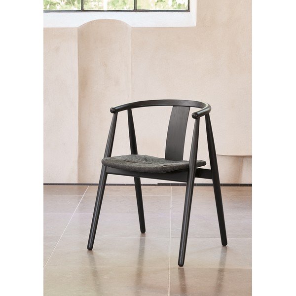 Melns pusdienu krēsls Relate – Unique Furniture-image-2