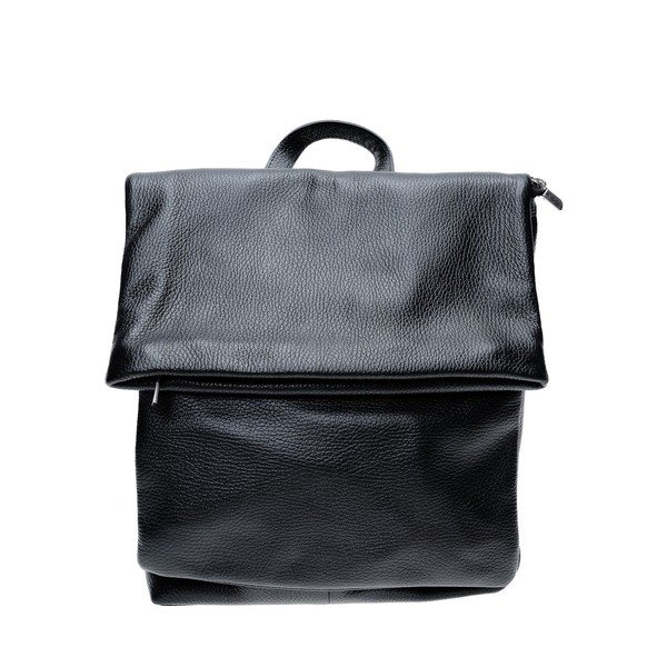 Melna ādas mugursoma Isabella Rhea