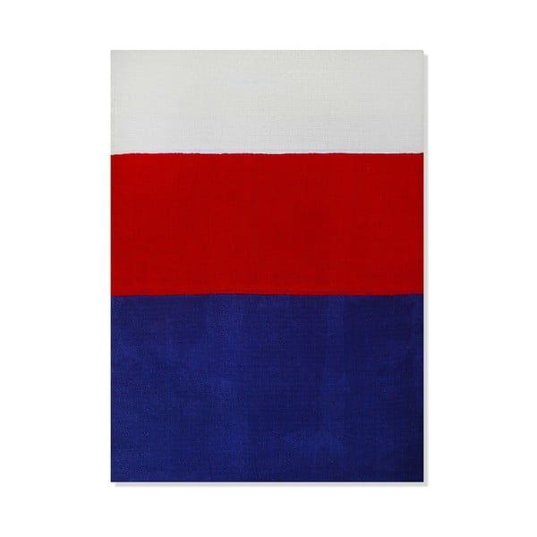 Bērnu paklājs Mavis Zilas un sarkanas svītras, 120x180 cm
