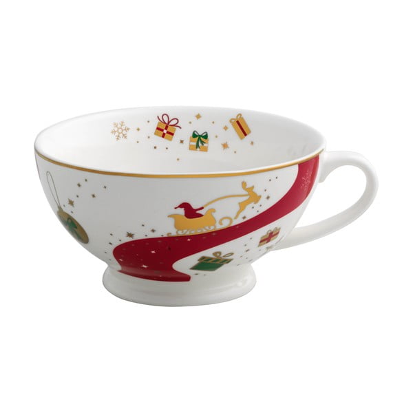 Porcelāna tējas krūze ar Ziemassvētku motīvu Brandani Alleluia, ⌀ 14 cm