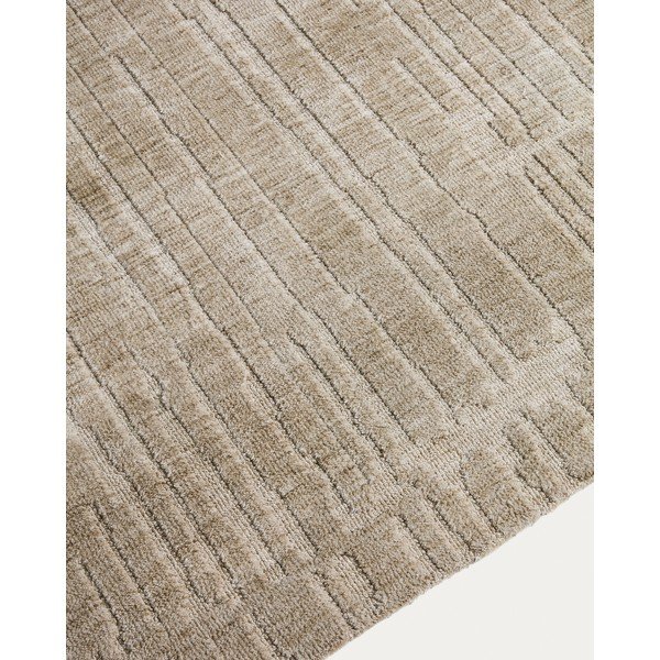 Zaļš ar rokām darināts paklājs 200x300 cm Eriana – Kave Home-image-2