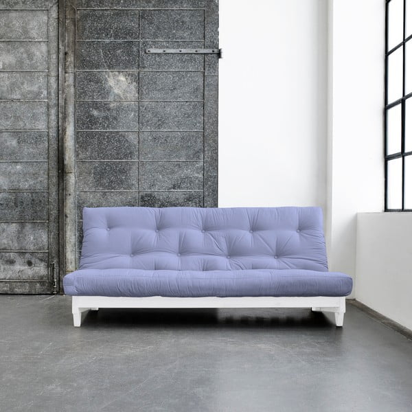 Dīvāns gulta Karup Fresh White/Blue Breeze