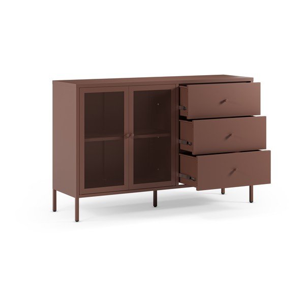 Bordo metāla kumode 140x90x40 cm Fayna – Marckeric-image-1