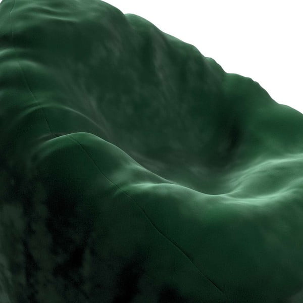 Zaļš sēžammaiss Posh Velvet – Yellow Tipi-image-1