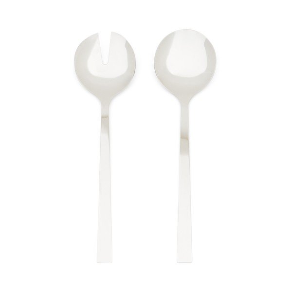 Nerūsējošā tērauda galda piederumi salātiem (2 gab.) Nirela – Kave Home