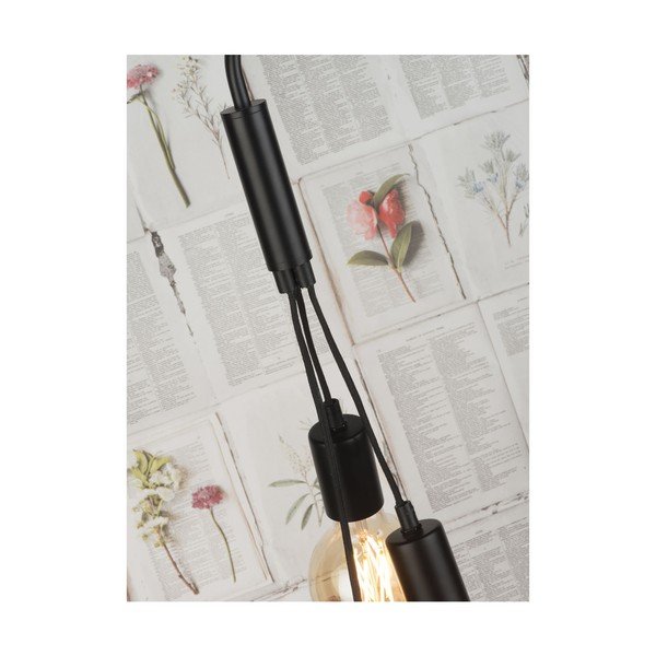 Melna/pelēka stāvlampa ar metāla abažūru (augstums 190 cm) Oslo – it's about RoMi-image-3