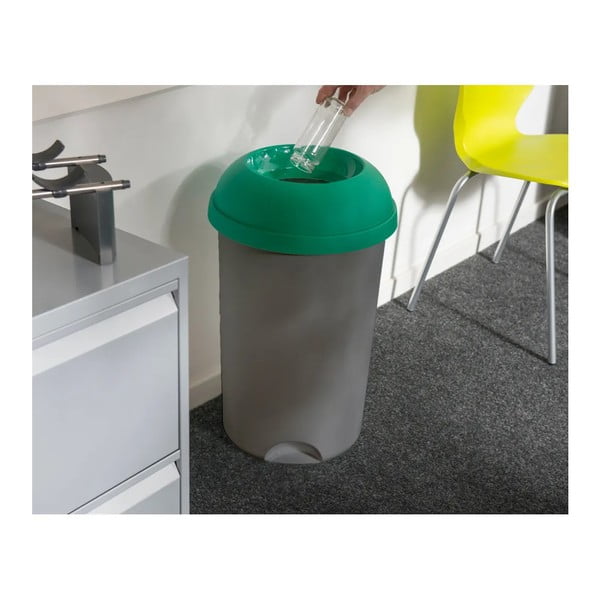 Zaļš plastmasas atkritumu tvertnes vāks – Addis-image-1