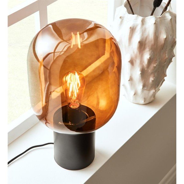 Stikla galda lampa Markslöjd Brooklyn, augstums 43,5 cm-image-2