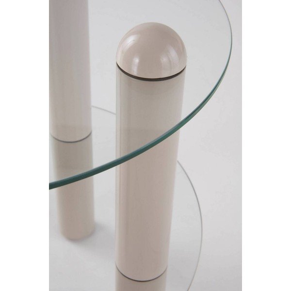 Stikla apaļš sānu galdiņš ø 48 cm Egan – Jotex-image-2