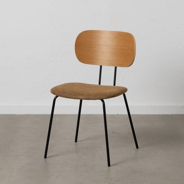 Brūni/dabīga toņa pusdienu krēsli (4 gab.) Cleo – Ixia-image-1