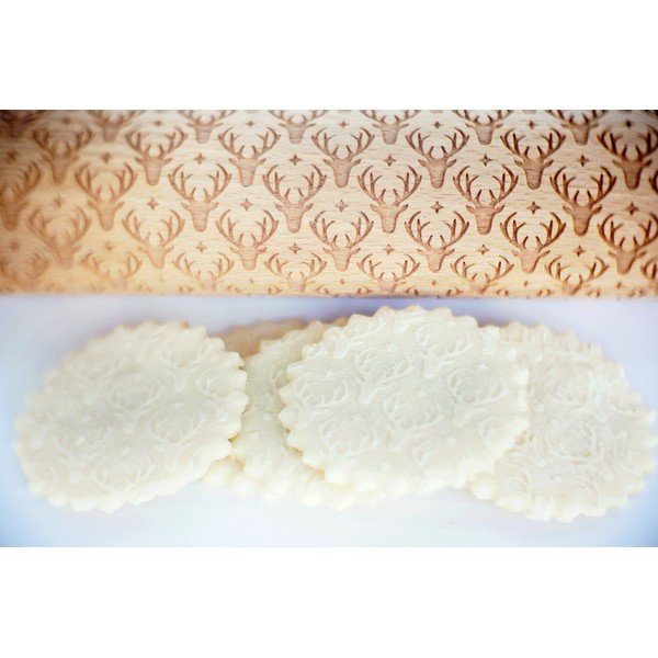 Mīklas rullis ar reljefu Valek Reindeer-image-4