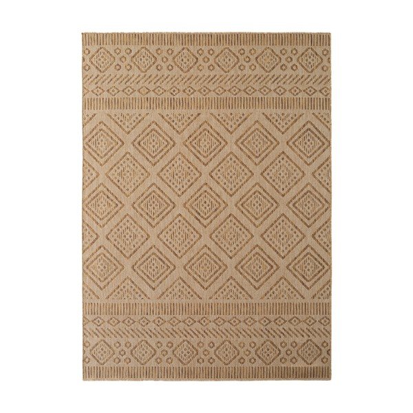 Bēšs iekštelpu un āra paklājs 140x200 cm Mira 1452 – Ayyildiz Carpets