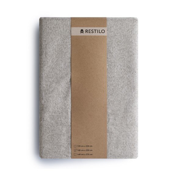 Pelēkbrūns gaismu necaurlaidīgs aizkars 140x250 cm Corita – Restilo-image-4