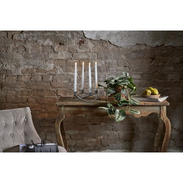 4 baltu LED sveču komplekts Star Trading Flamme, augstums 28,5 cm-image-4