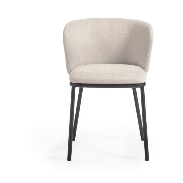 Bēšs ēdamistabas krēsls Ciselia – Kave Home-image-3