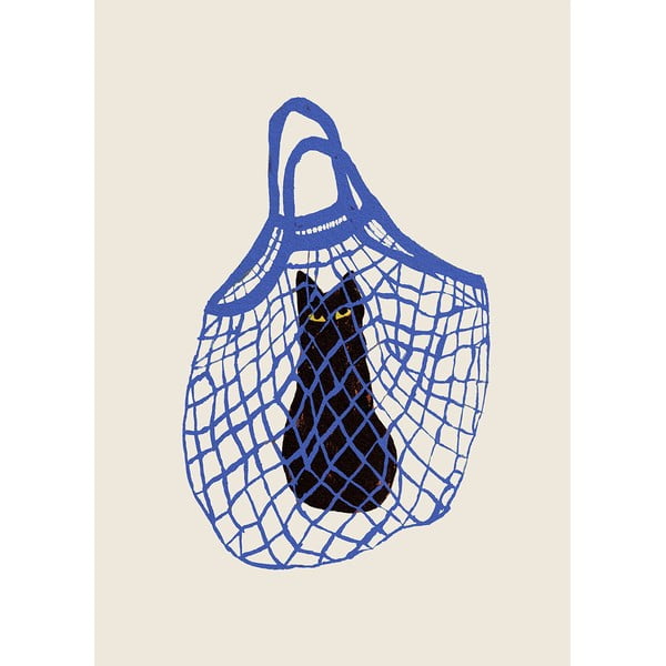 Plakāts 30x40 cm The Cat’s In The Bag – Chloe Purpero Johnson – The Poster Club