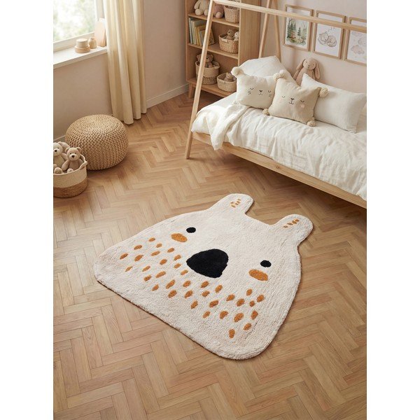Krēmkrāsas mazgājams/ar rokām darināts kokvilnas bērnu paklājs 120x137 cm Snuggle Nienchen – Hanse Home-image-1