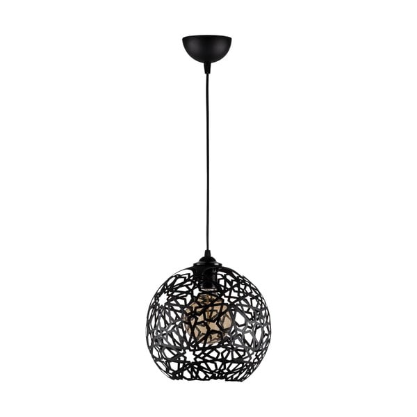 Melna piekaramā lampa ø 25 cm Fellini – Opviq lights-image-3