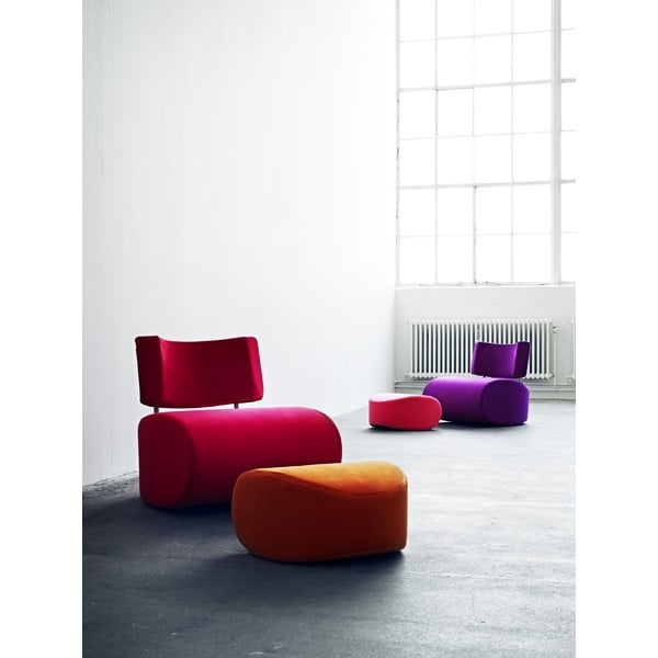 Tirkīzzils šūpuļkrēsls ar balstu kājām Softline Apollo-image-2