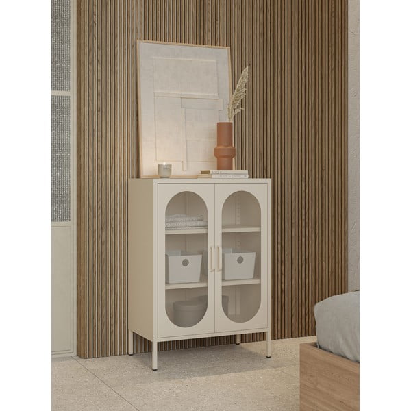 Krēmkrāsas skapītis 70x100 cm Diora – Marckeric-image-1