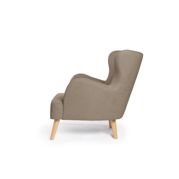 Bēšs atpūtas krēsls ar atzveltni Noemye – Bonami Selection-image-3