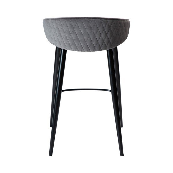 Pelēks samta bāra krēsls 80 cm Dual – DAN-FORM Denmark-image-4