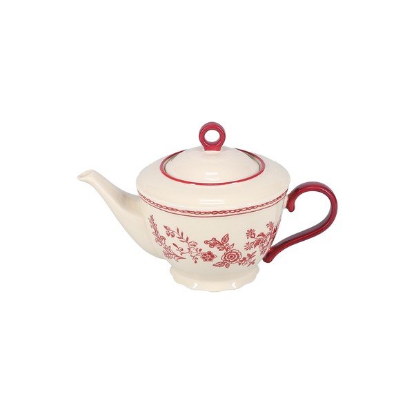 Bordo/ziloņkaula krāsas porcelāna tējkanna 920 ml Cyril – S|P Collection-image-2