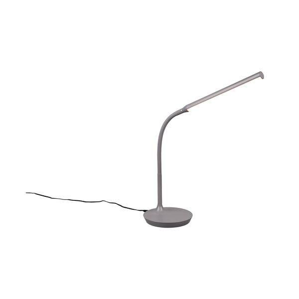 Pelēka LED galda lampa (augstums 38 cm) Toro – Trio