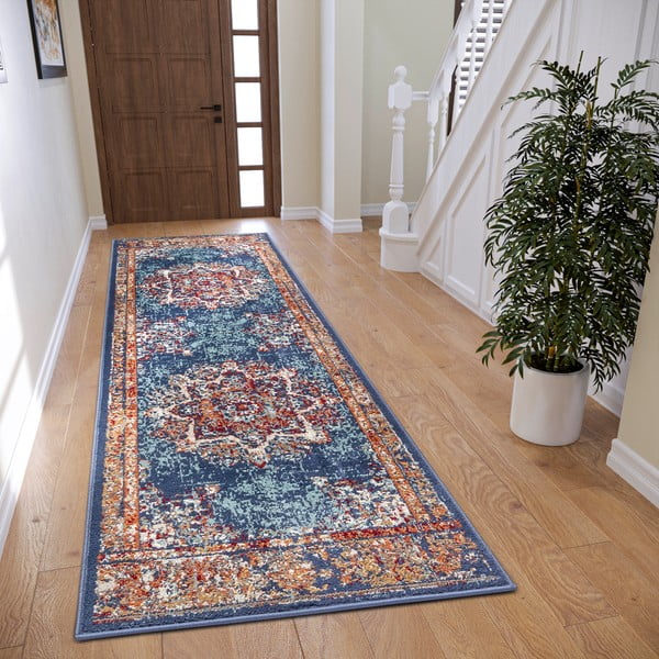 Tumši zils paklājs 80x240 cm Orient Maderno – Hanse Home-image-1