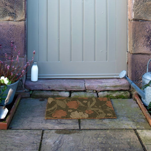 Kokosšķiedras kājslauķis 40x60 cm William Morris Rose – Artsy Doormats-image-3