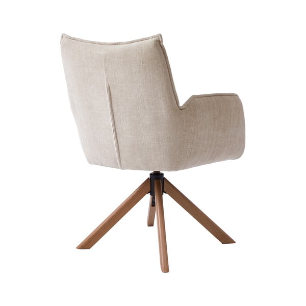 Krēmkrāsas polsterēti ēdamistabas krēsli (2 gab.) Marilla – Unique Furniture-image-4