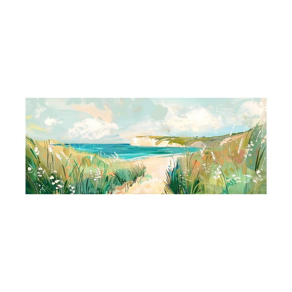 Glezna 60x150 cm Gouache Sea – Styler