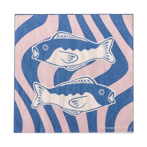 Papīra salvetes (20 gab.) 33x33 cm Remy – Bloomingville-image-3