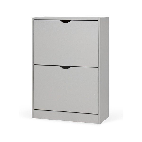 Pelēks atverams apavu plaukts 50x82x24 cm Stelo – Bonami Essentials