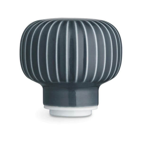 Ozolkoka garšvielu dzirnaviņas ar antracīta pelēkām porcelāna detaļām Kähler Design Hammershoi, augstums 13 cm-image-3
