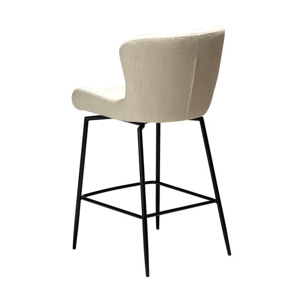 Krēmkrāsas polsterēts bāra krēsls (sēdekļa augstums 67,5 cm) Glam – DAN-FORM Denmark-image-3