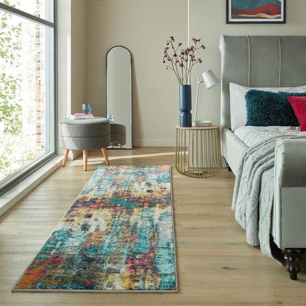 Ar rokām darināts celiņa paklājs 66x230 cm Spectrum Abstraction – Flair Rugs-image-1