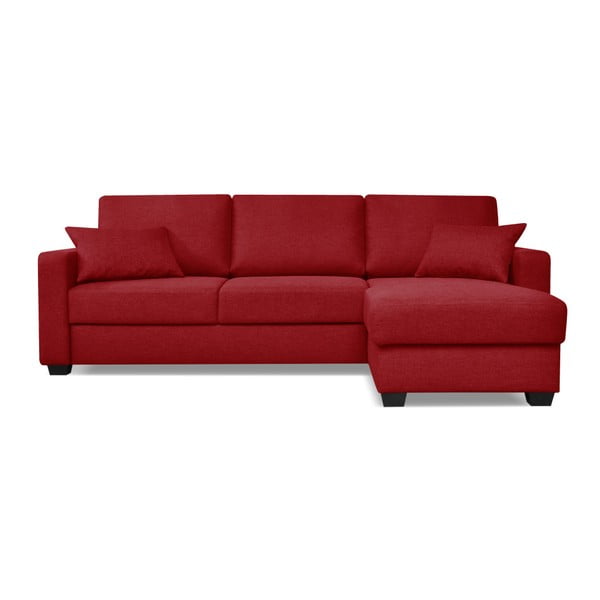 Sarkana dīvāns ar atpūtas krēslu Cosmopolitan design Milano