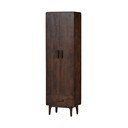 Tumša dabīga toņa mango masīvkoka skapītis 60x200x35 cm Liya – WOOOD