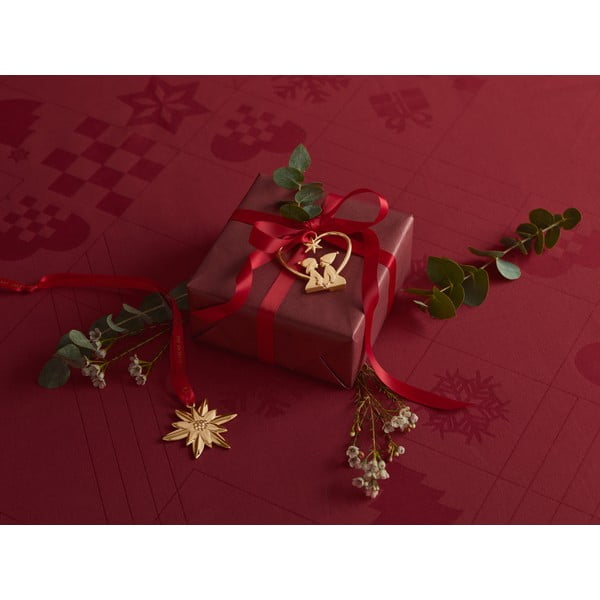 Piekaramais Ziemassvētku rotājums zelta krāsā Kähler Design-image-1