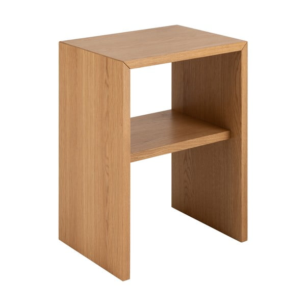 Dabīga toņa naktsskapītis ar ozolkoka imitāciju Arlon – Actona-image-3