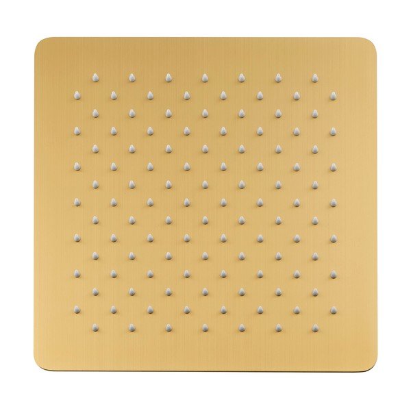 Zelta krāsas nerūsējošā tērauda griestu dušas galva Slim – Sapho-image-2