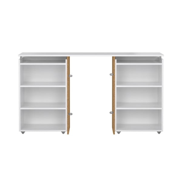 Balts gultas galvgalis 145x80 cm Naia – Tvilum-image-3