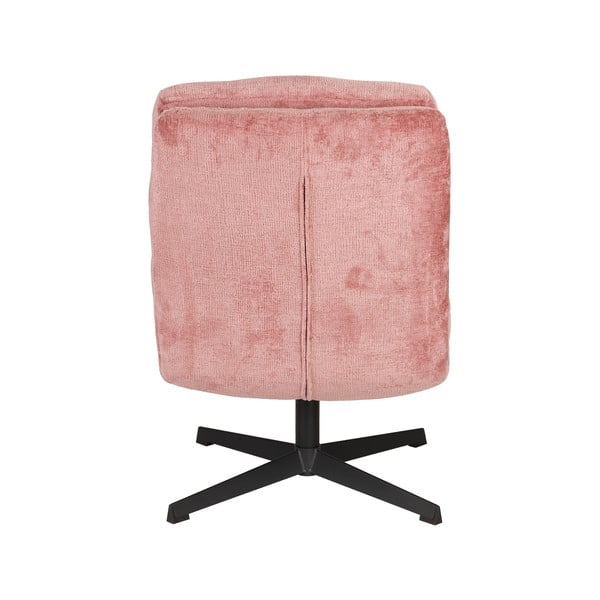 Rozā grozāms atpūtas krēsls Kai – White Label-image-4