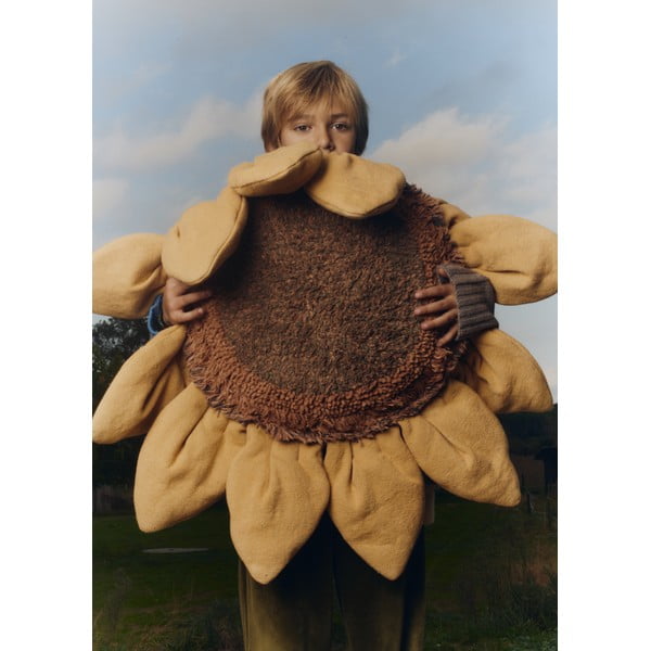 Kokvilnas bērnu spilvens 90x90 cm Sunflower – Lorena Canals-image-4