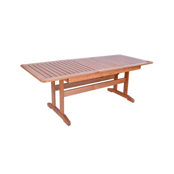 Priedes masīvkoka dārza ēdamgalds 90x160 cm Luisa – Rojaplast-image-2