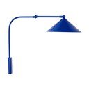 Zila metāla sienas lampa ar vadu Kasa – OYOY Living Design